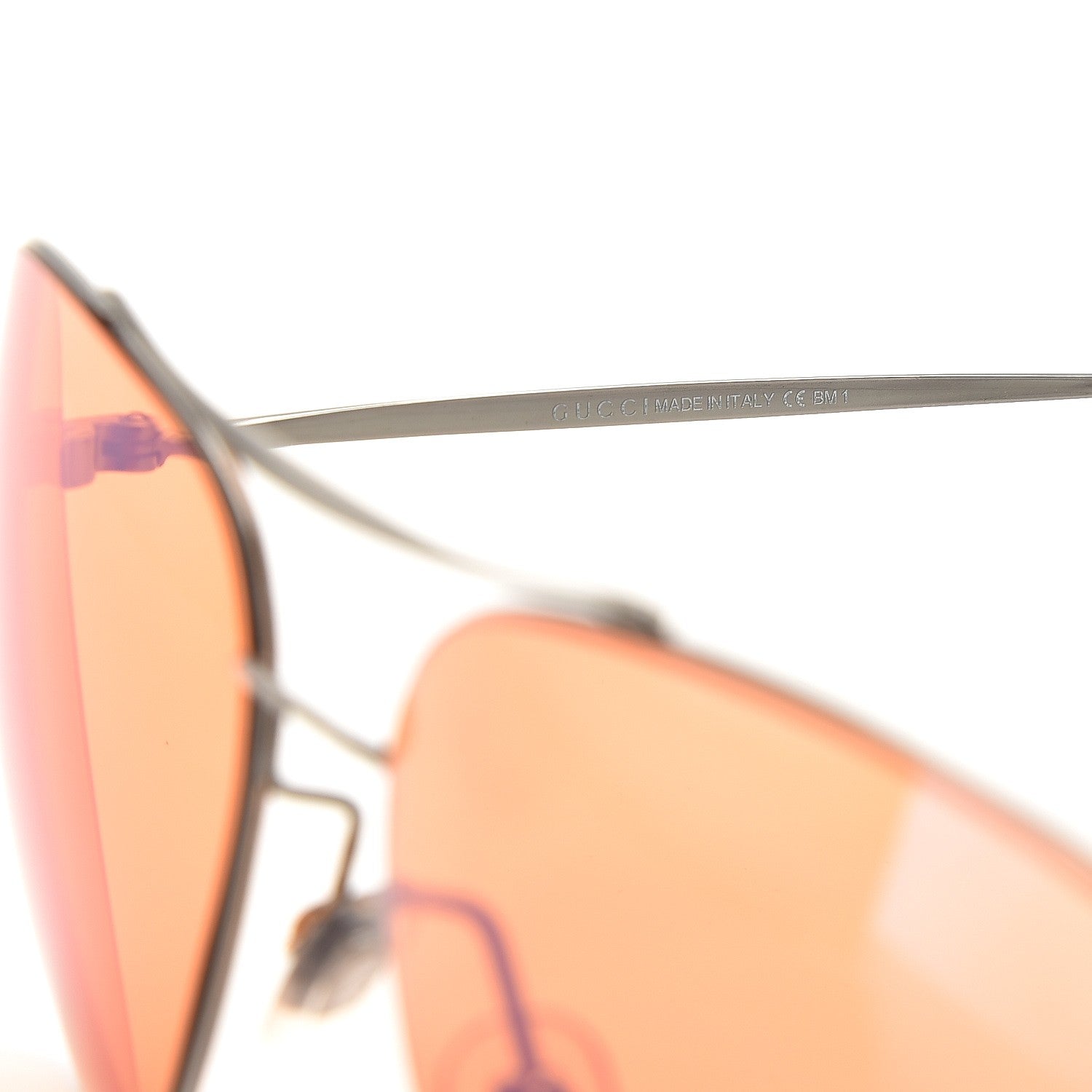 Gucci Aviator Sunglasses 2245/S Brown 6 of 8