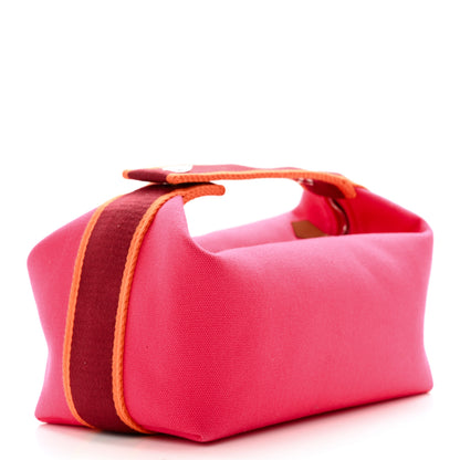Hermes Canvas Small Bride-A-Brac Pouch Hibiscus 3 of 6