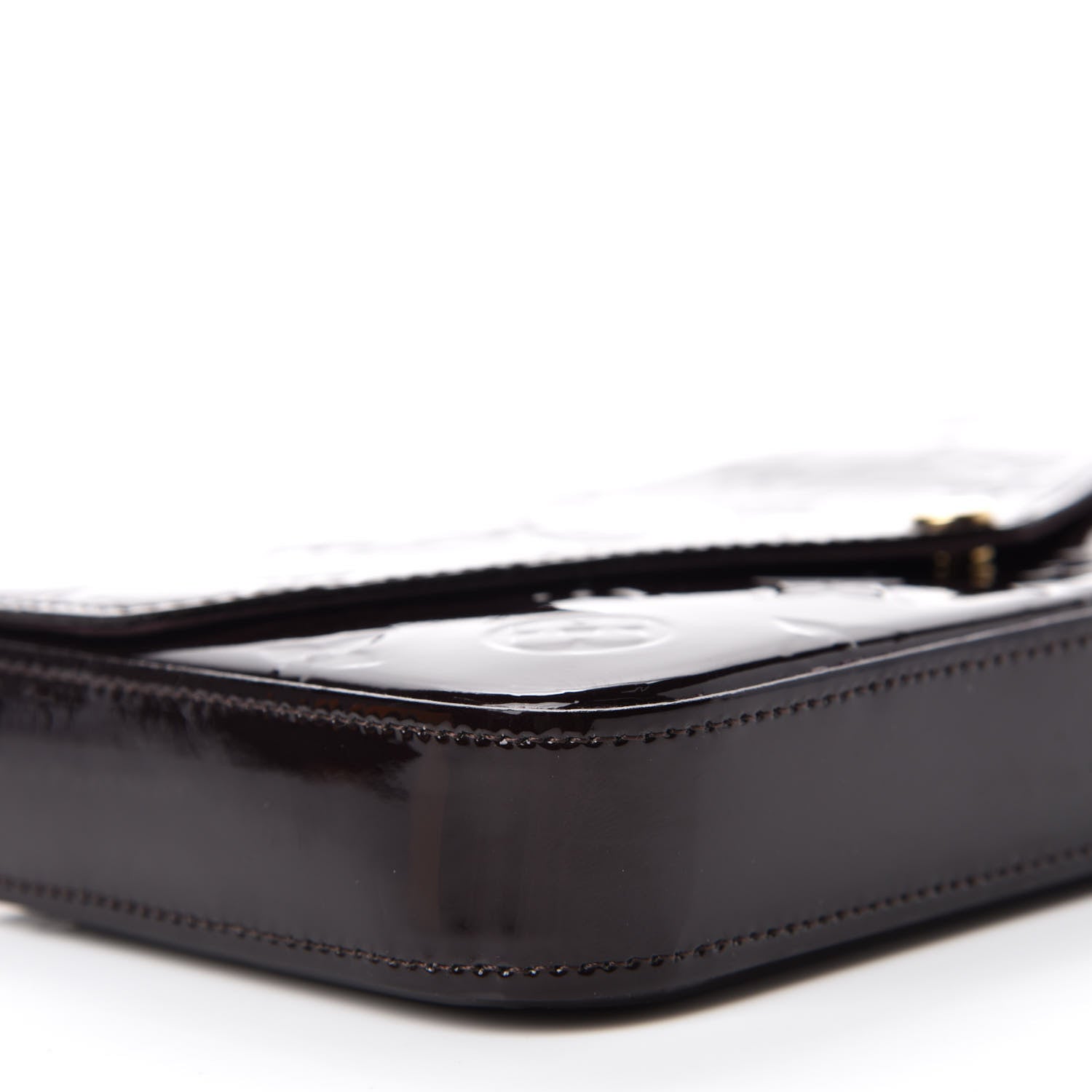 Louis Vuitton Vernis Pochette Felicie Chain Wallet Amarante 6 of 11