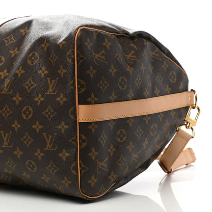 Louis Vuitton Monogram Keepall Bandouliere 55 11 of 12
