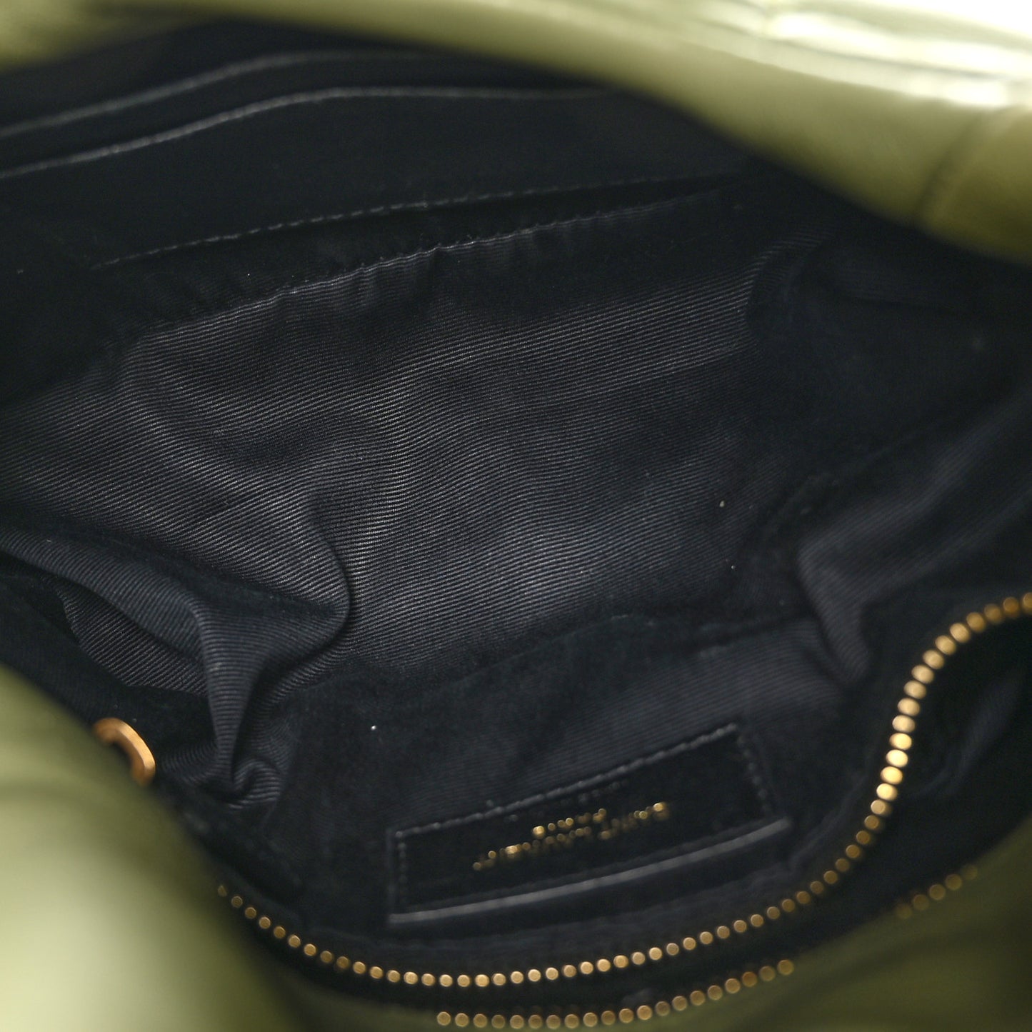 Lambskin Quilted Toy Loulou Puffer Monogram Chain Satchel Light Pistache