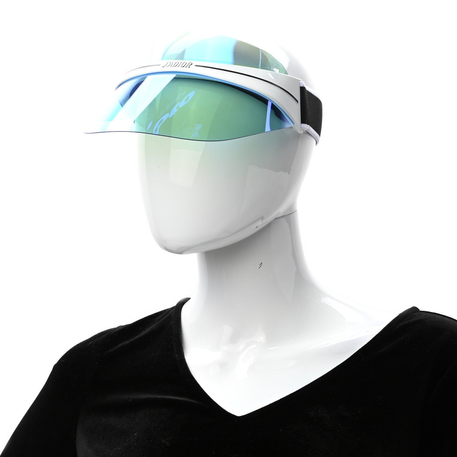 Christian Dior Mirrored DiorClub1 Sun Visor Blue 2 of 8