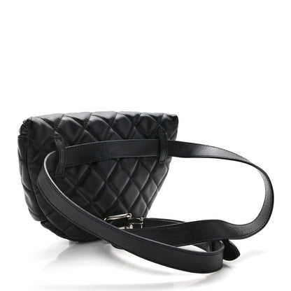 Chanel Calfskin Quilted Waist Belt Bag Black 3 of 10