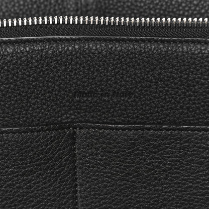 Celine Baby Grained Calfskin Medium Tri-Fold Bag Black 6 of 9
