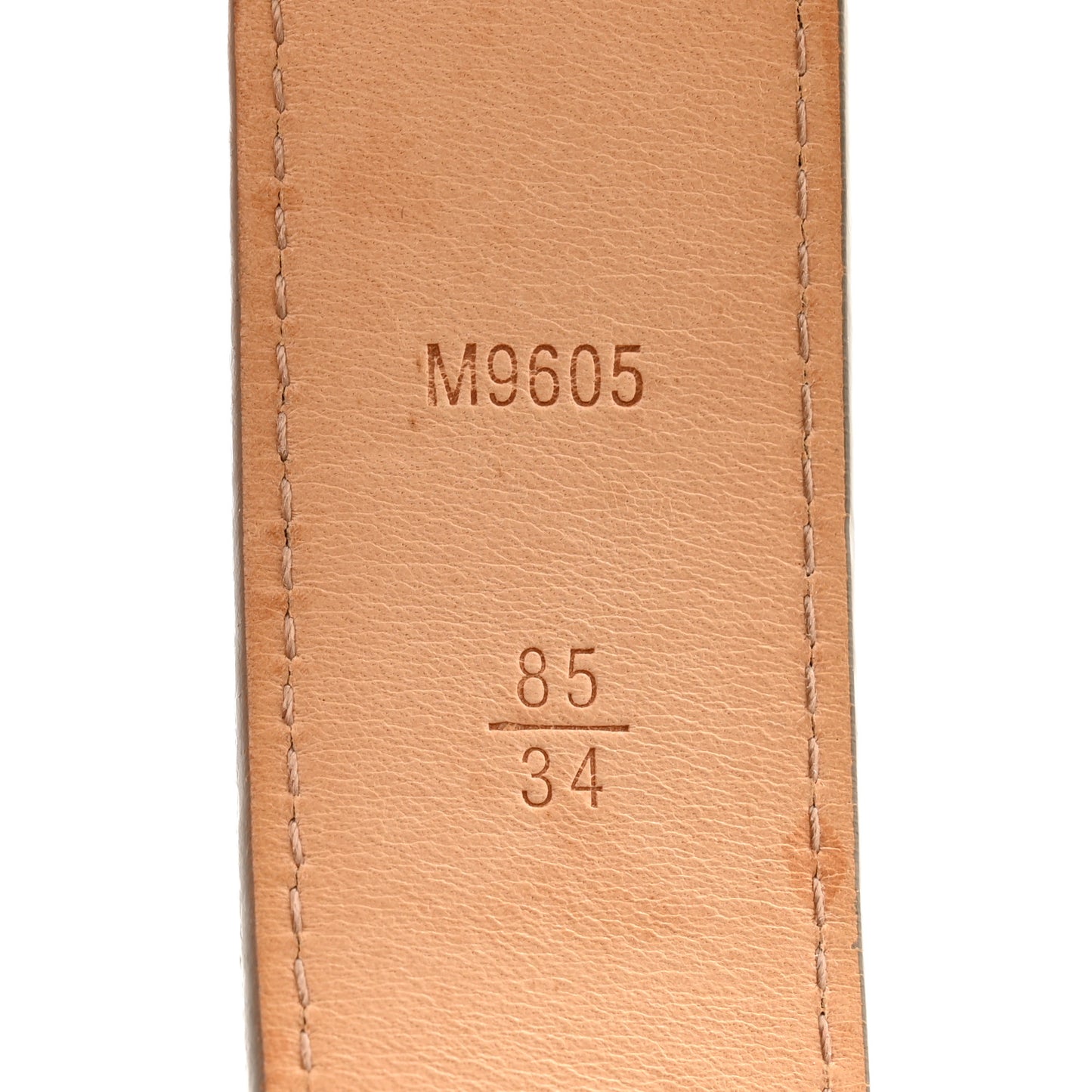 Epi LV Initiales Belt 85 34 Ivory