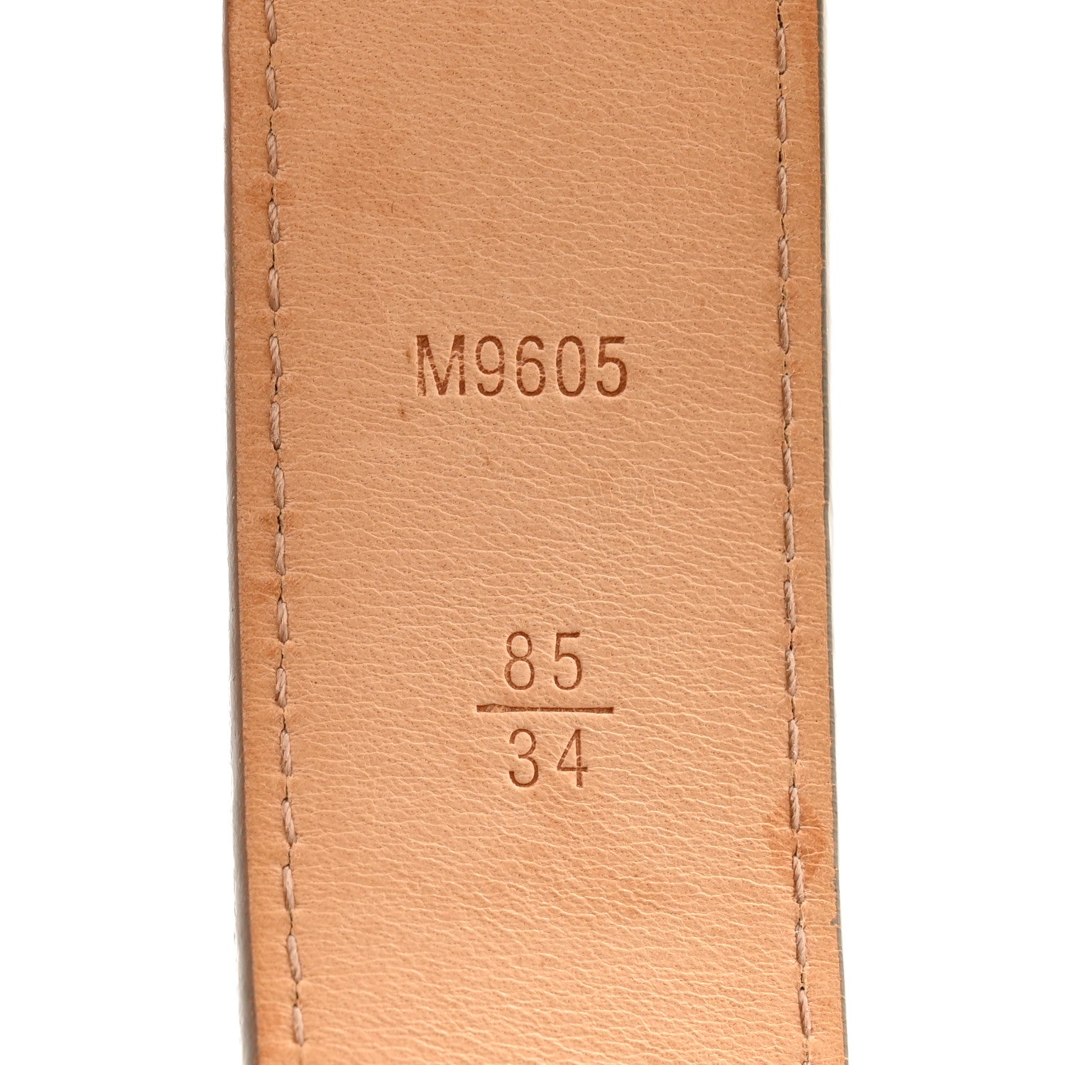 Louis Vuitton Epi LV Initiales Belt 85 34 Ivory 6 of 10