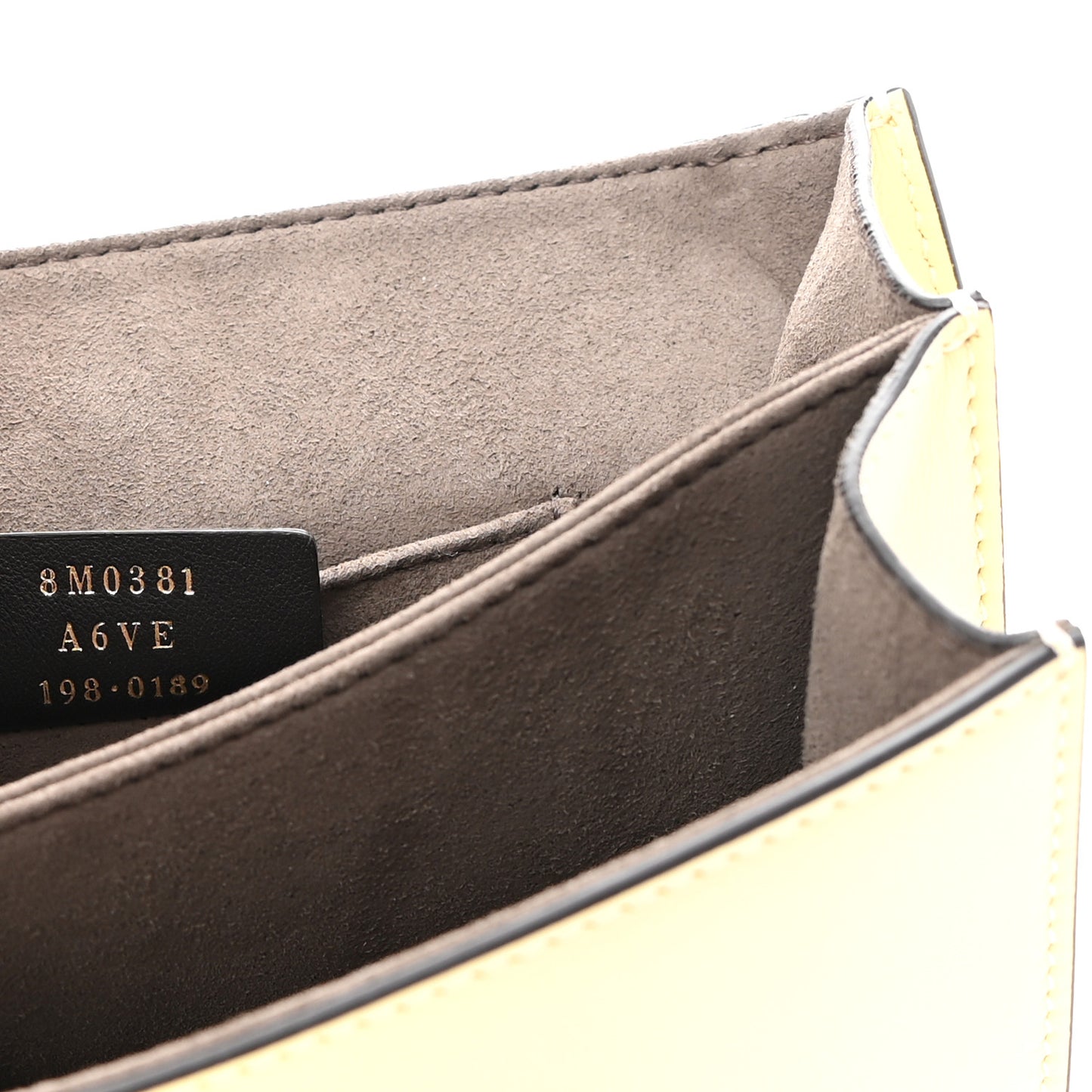 Vitello Grace Openwork Small Kan I Shoulder Bag Banana