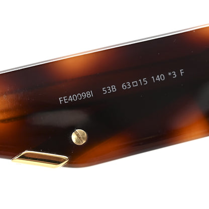 Fendi Acetate Fendi First Sunglasses FE40098I Havana 6 of 9