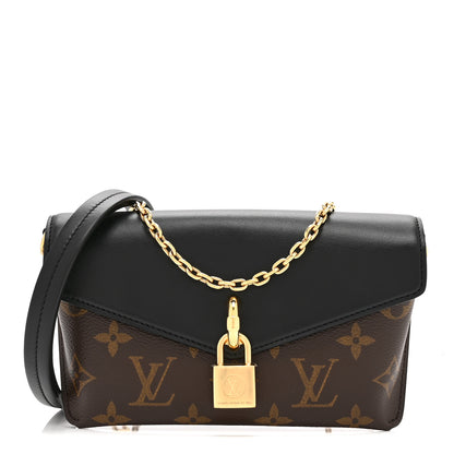 Louis Vuitton Monogram Padlock On Strap Black 1 of 9