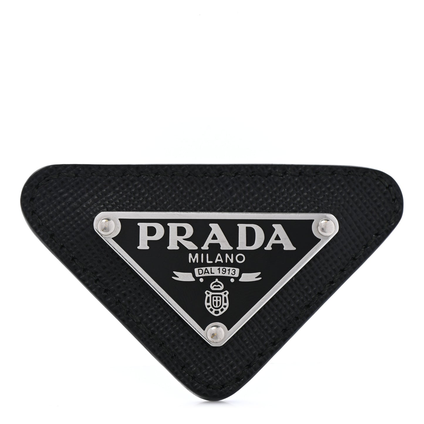 Logo Brooch Black