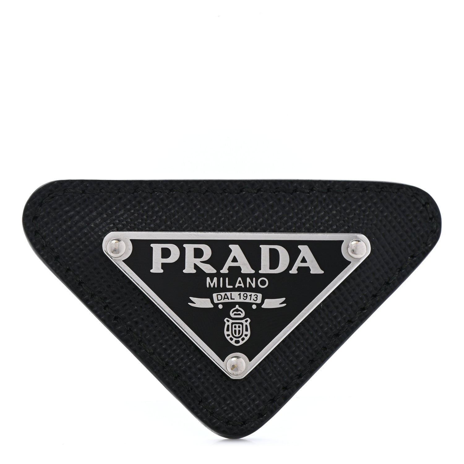 Prada Logo Brooch Black 1 of 5