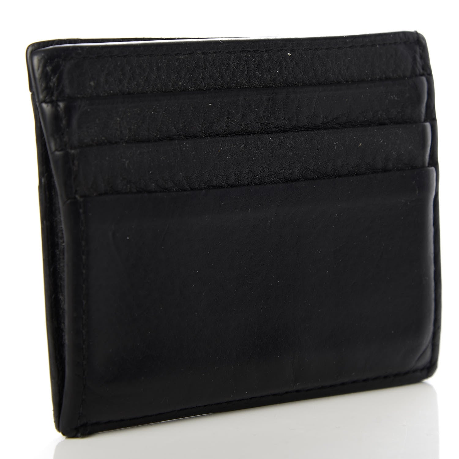 Prada Vitello Grain Card Holder Black 3 of 7