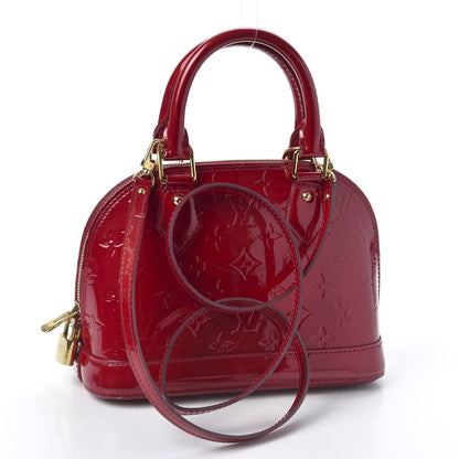 Louis Vuitton Vernis Alma BB Pomme D'Amour 2 of 10