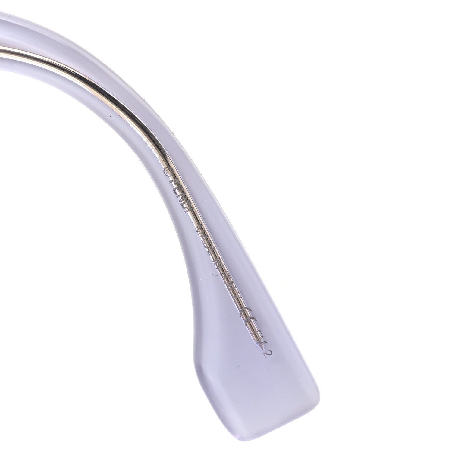 Fendi Acetate FF Sunglasses FF 0434/G/S White Gold 5 of 6