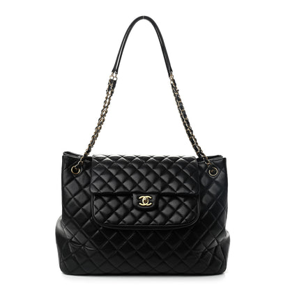 Chanel Caviar Quilted Flap Tote Black 1 of 8