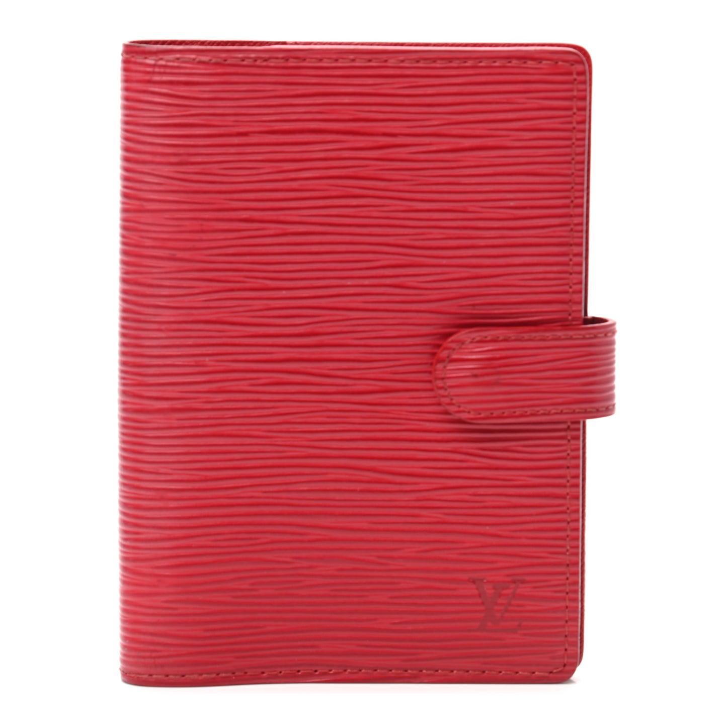 Epi Small Ring Agenda Cover Rouge
