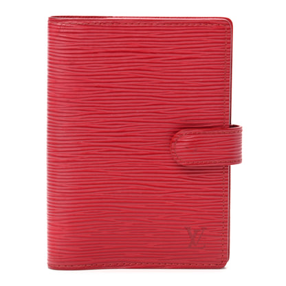 Louis Vuitton Epi Small Ring Agenda Cover Rouge 1 of 10