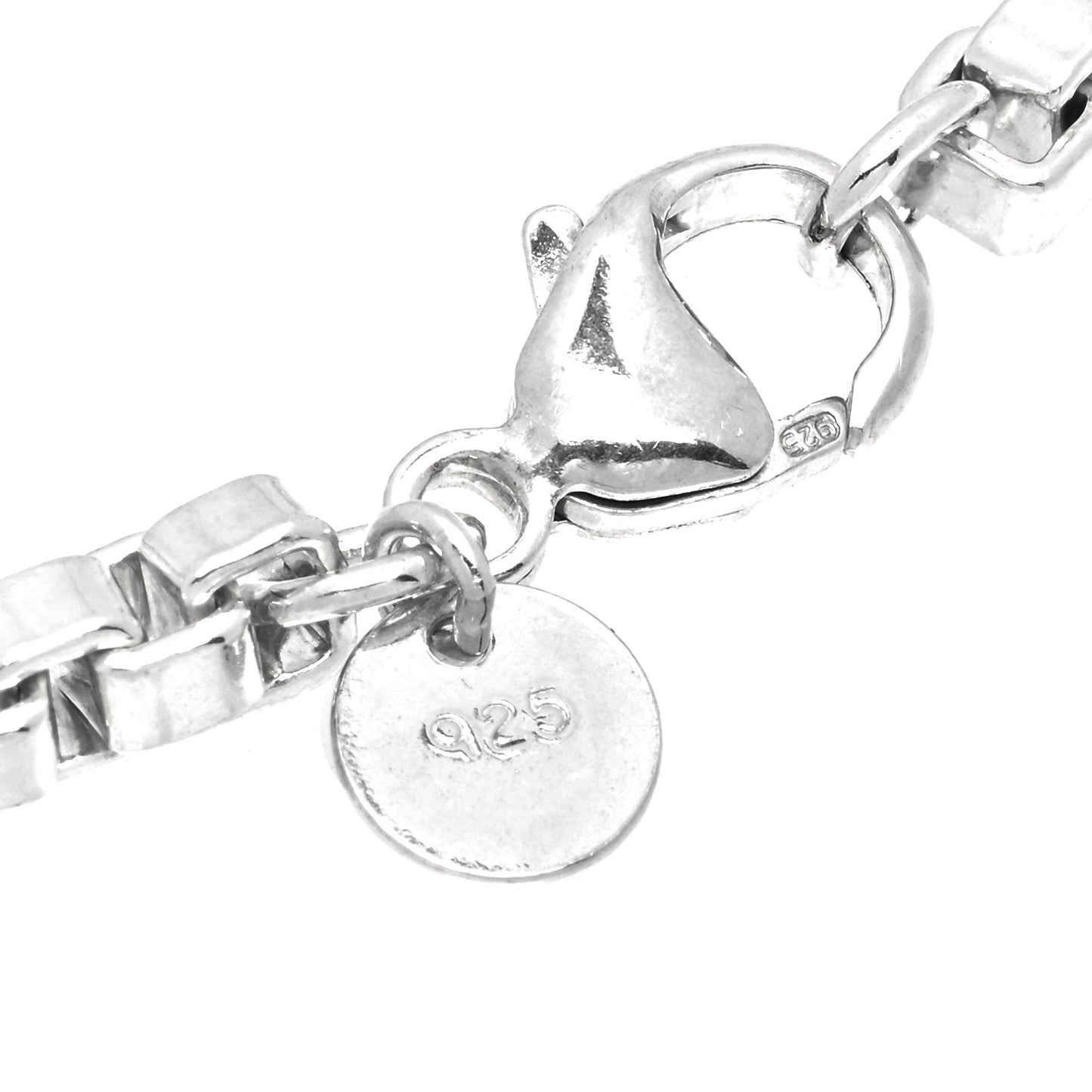 Sterling Silver 4mm Venetian Link Bracelet