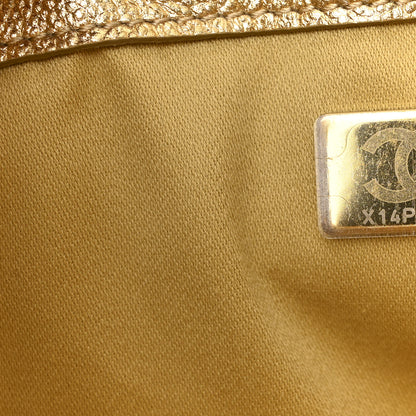 Chanel Metallic Caviar Quilted Mini Chanel 25 Handbag Gold 7 of 11