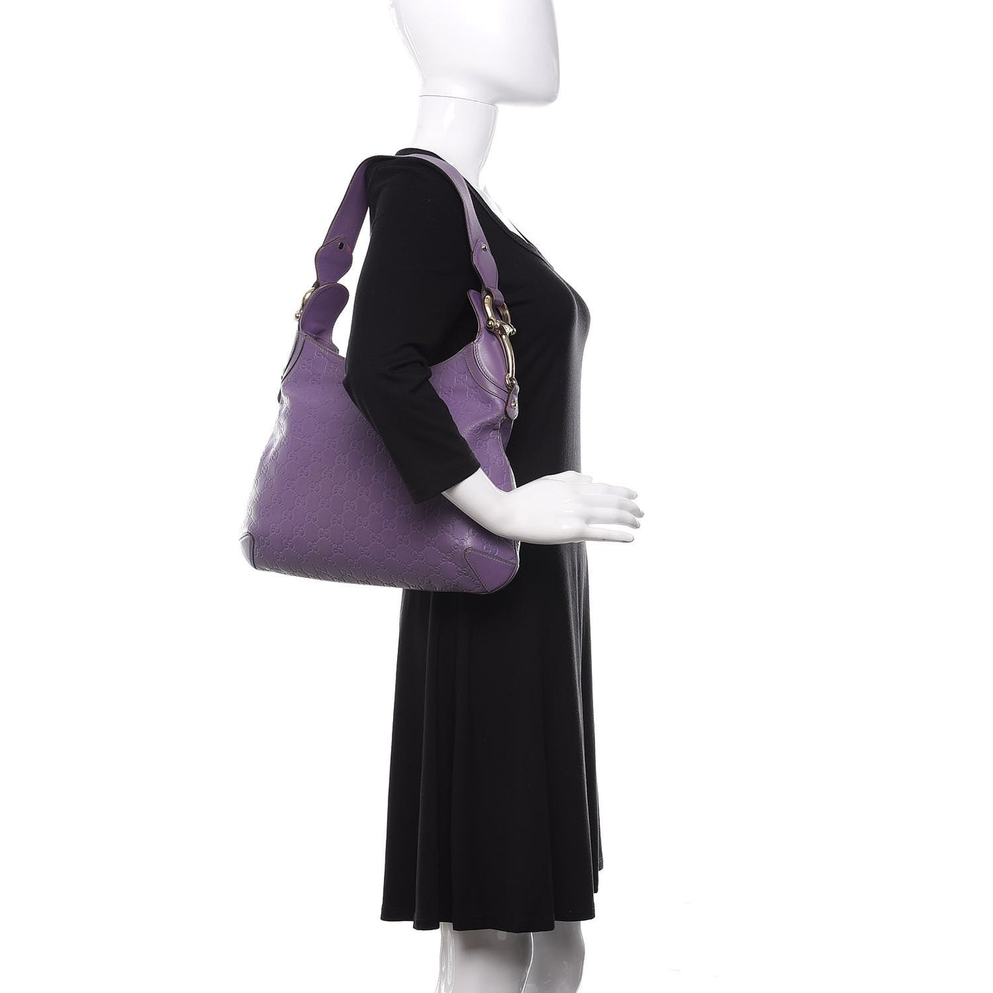 Guccissima Creole Hobo Purple