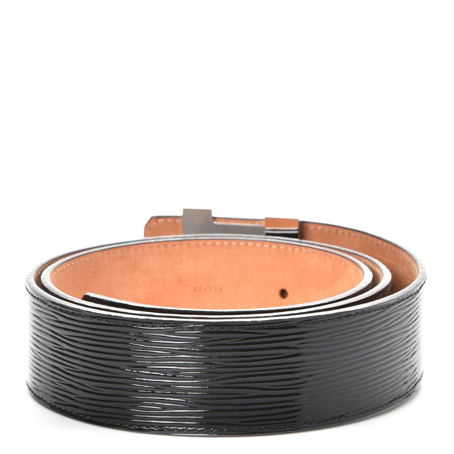 Louis Vuitton Epi Electric 40mm LV Initiales Belt 90 36 Black 3 of 10