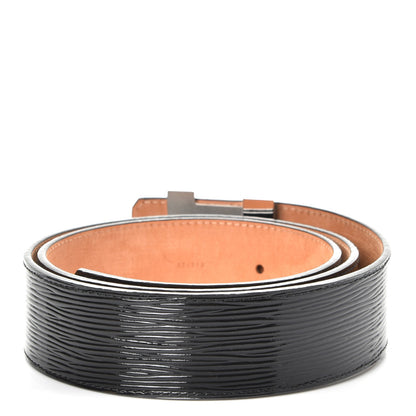 Louis Vuitton Epi Electric 40mm LV Initiales Belt 90 36 Black 3 of 10