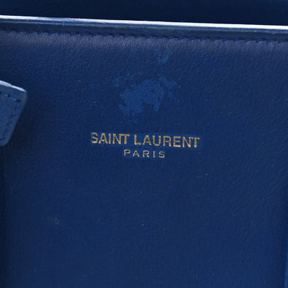 Saint Laurent Calfskin Baby Sac De Jour Royal Blue 7 of 24