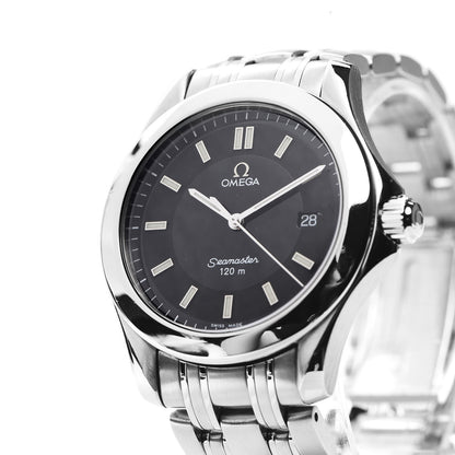 Omega Stainless Steel 36mm Seamaster Quartz Watch Black 2511.52 8 of 8