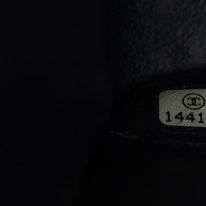 Chanel Patent Quilted Jumbo Double Flap Dark Blue 7 of 11