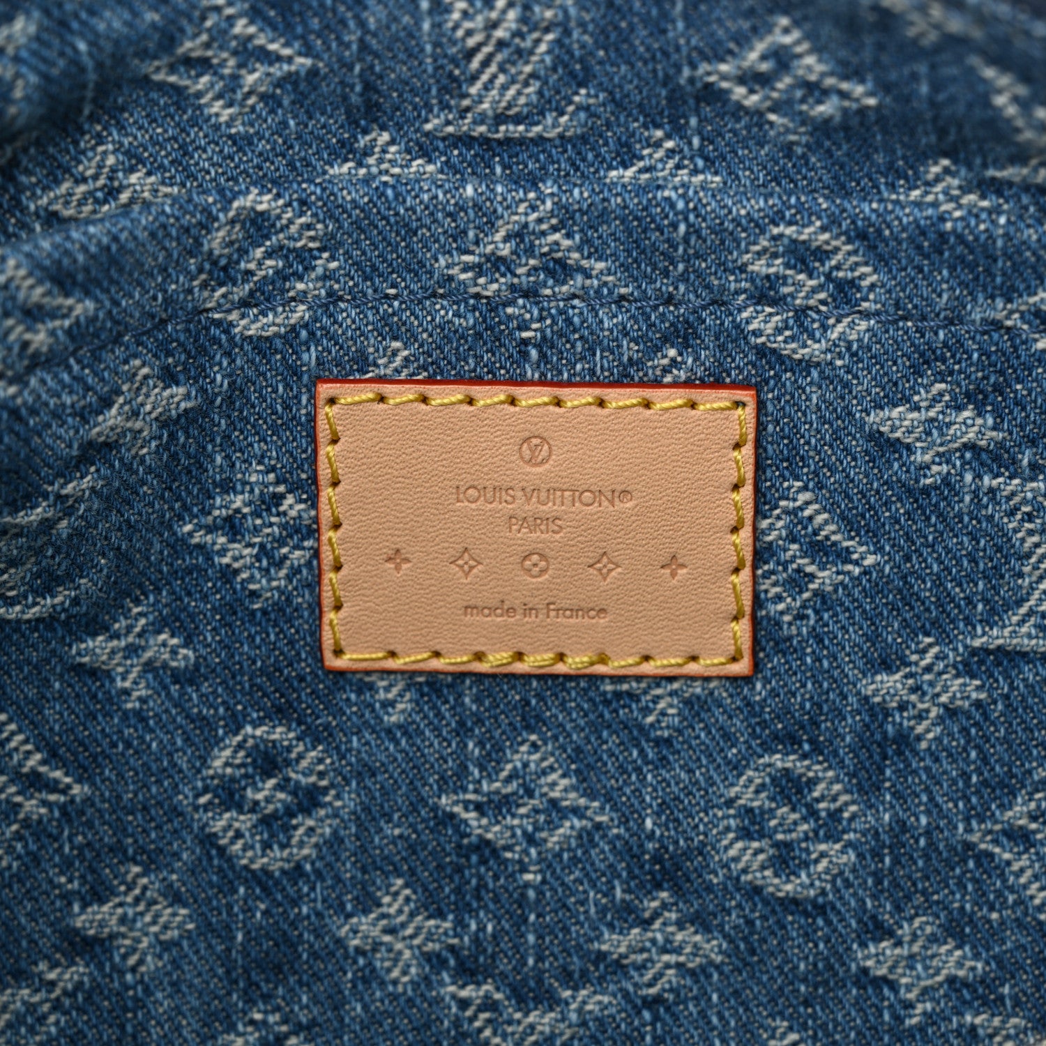Louis Vuitton Monogram Denim Papillon Denim Blue 6 of 9