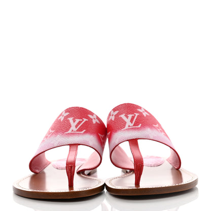 Louis Vuitton Monogram Escale Palma Sandals 36 Rouge 2 of 8