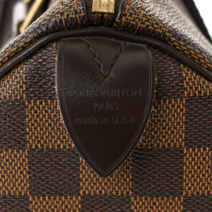 Louis Vuitton Damier Ebene Speedy 25 6 of 10