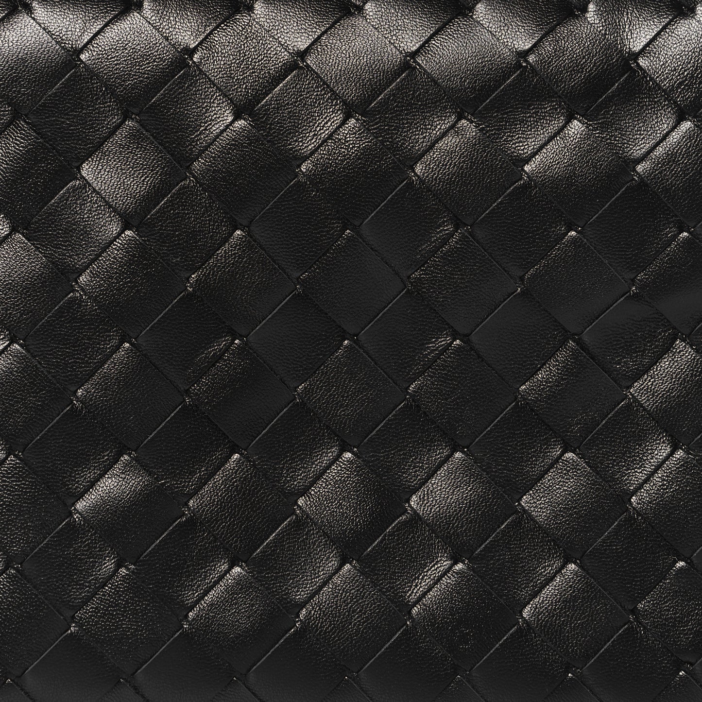 Calfskin Nappa Intrecciato Mini Wallace Black