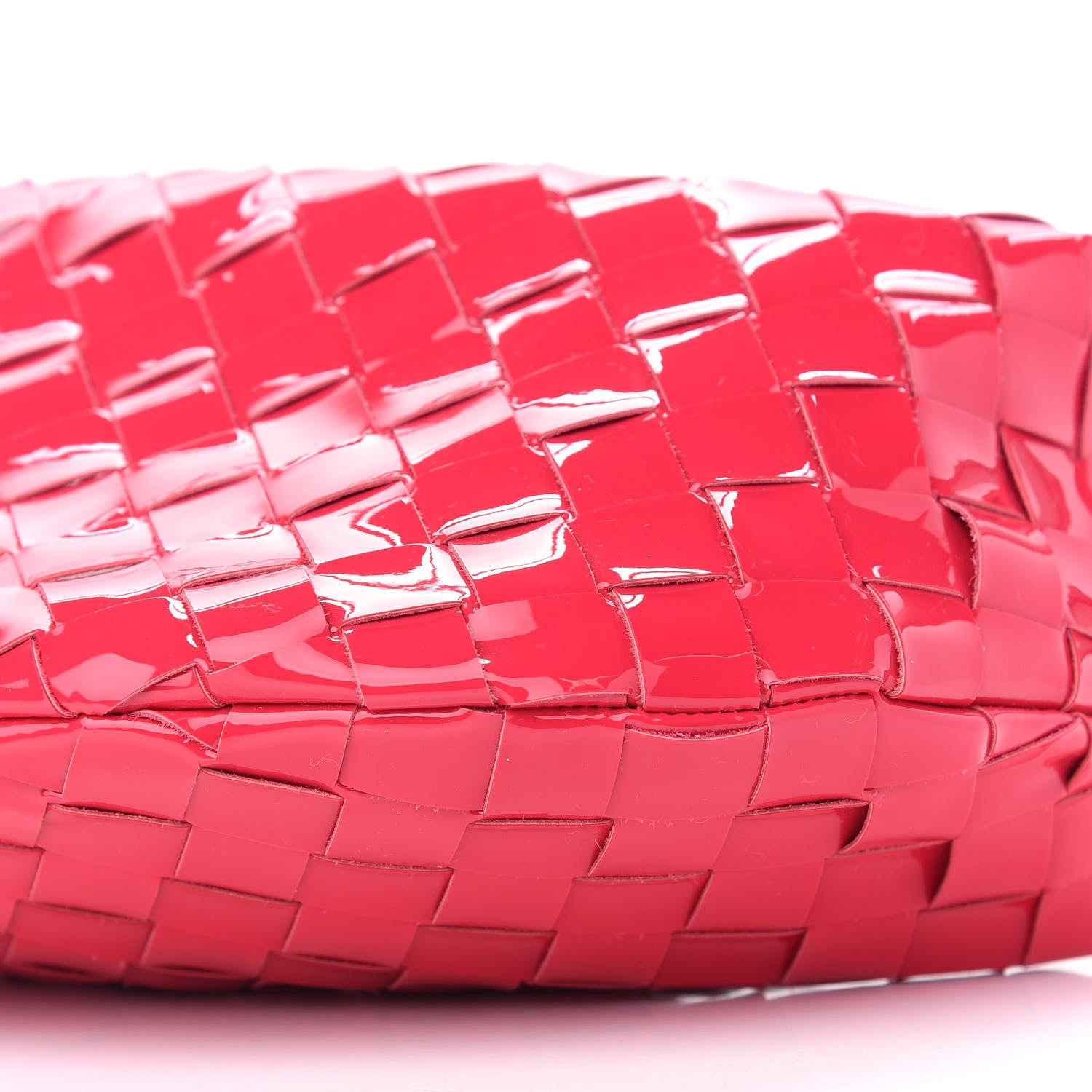 Bottega Veneta Patent Nappa Intrecciato Mini Jodie Candy Stripe 10 of 10