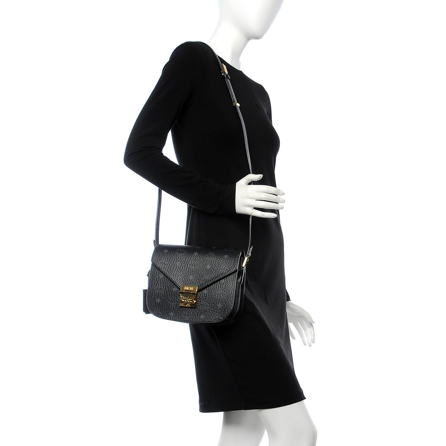 Visetos Small Patricia Crossbody Bag Black