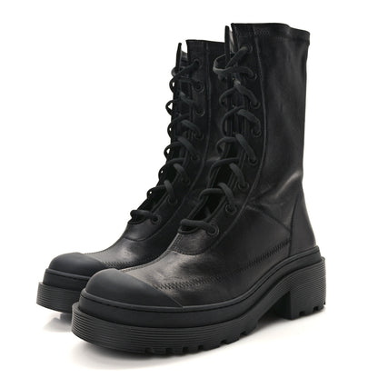 Christian Dior Nappa Stretch Dior Arcade Boots 37 Black 3 of 9