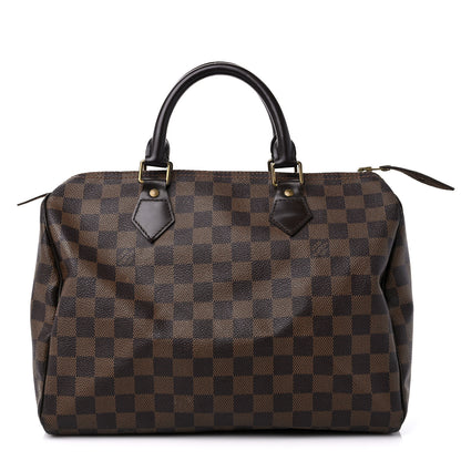 Louis Vuitton Damier Ebene Speedy 30 1 of 15