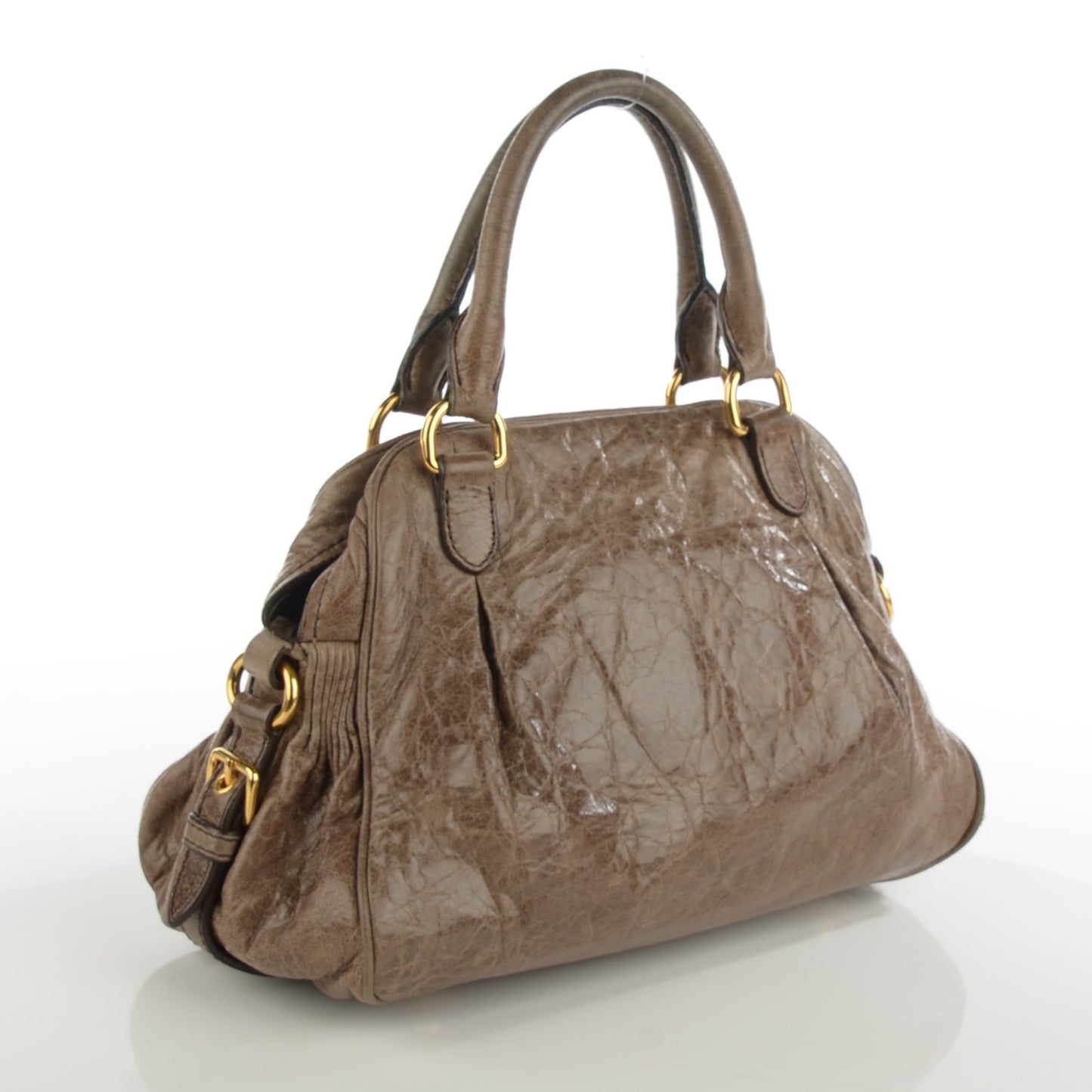 Nappa Leather Mini Charm Bambu