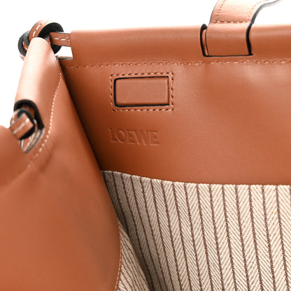 Loewe Canvas Calfskin Cushion Tote Taupe 6 of 15