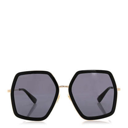 Gucci Acetate Oversize Square Frame GG0106S Sunglasses Black 2 of 8