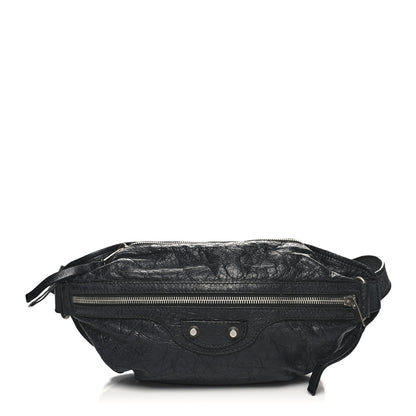 Balenciaga Lambskin Classic Hardware Neo Lift Hip Bag Black 1 of 11