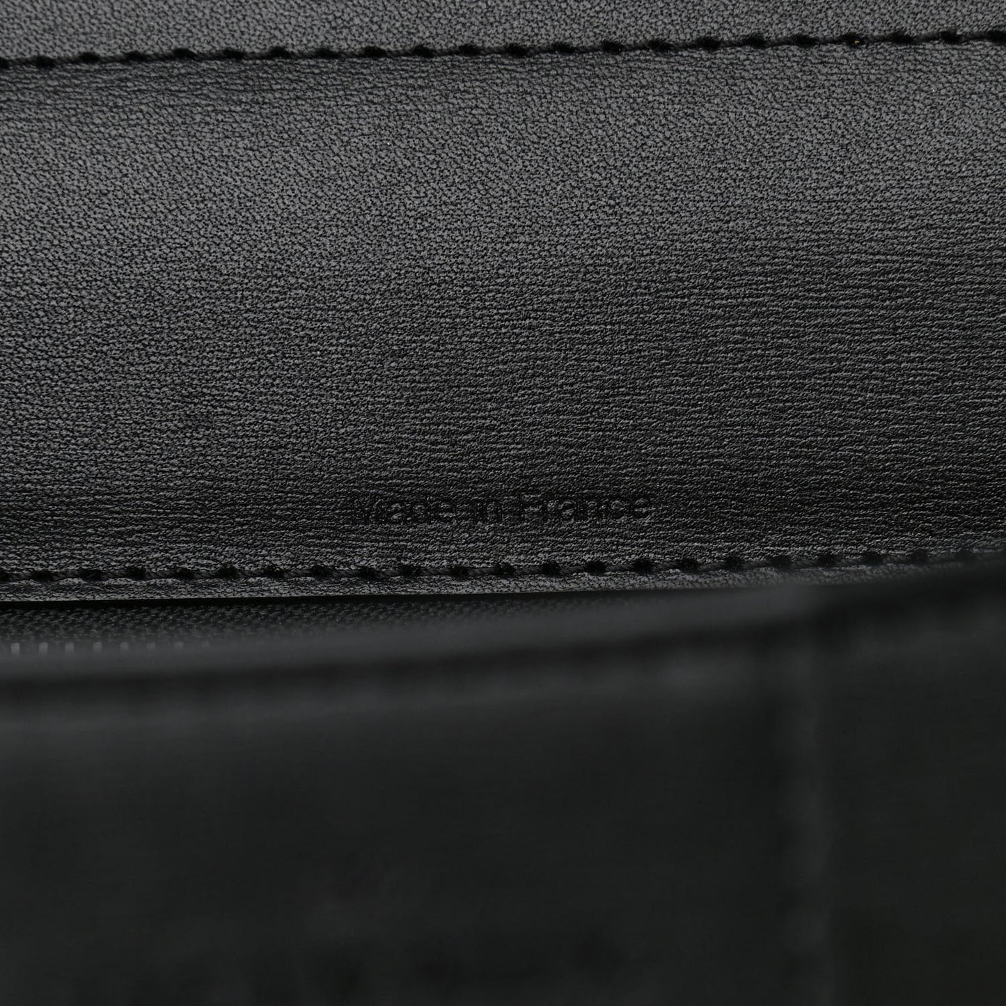 Calfskin MM L'Humour Brillant Satchel Black