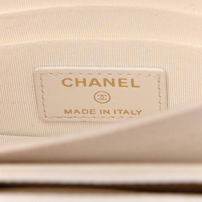 Chanel Caviar Quilted Mini Wallet On Chain WOC White 6 of 14