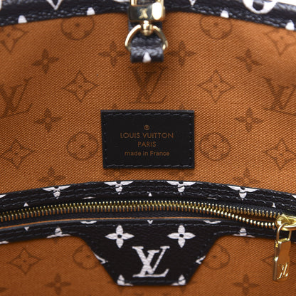Louis Vuitton Monogram Giant Crafty Neverfull MM Creme Caramel 6 of 8