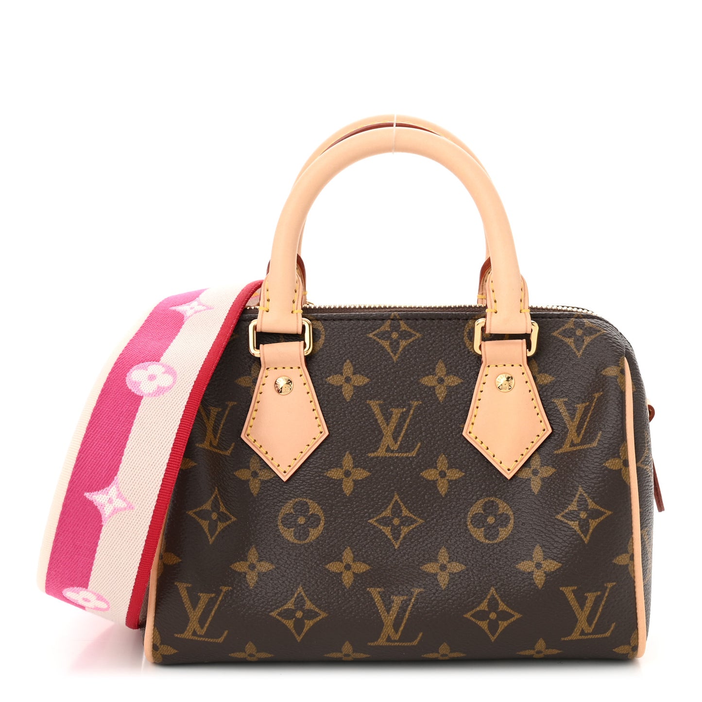 Monogram Speedy Bandouliere 20 Fuchsia