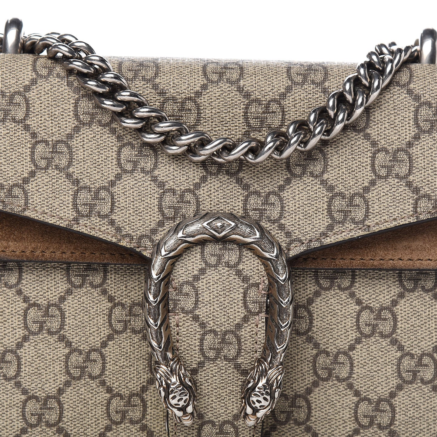 GG Supreme Monogram Mini Dionysus Shoulder Bag Taupe