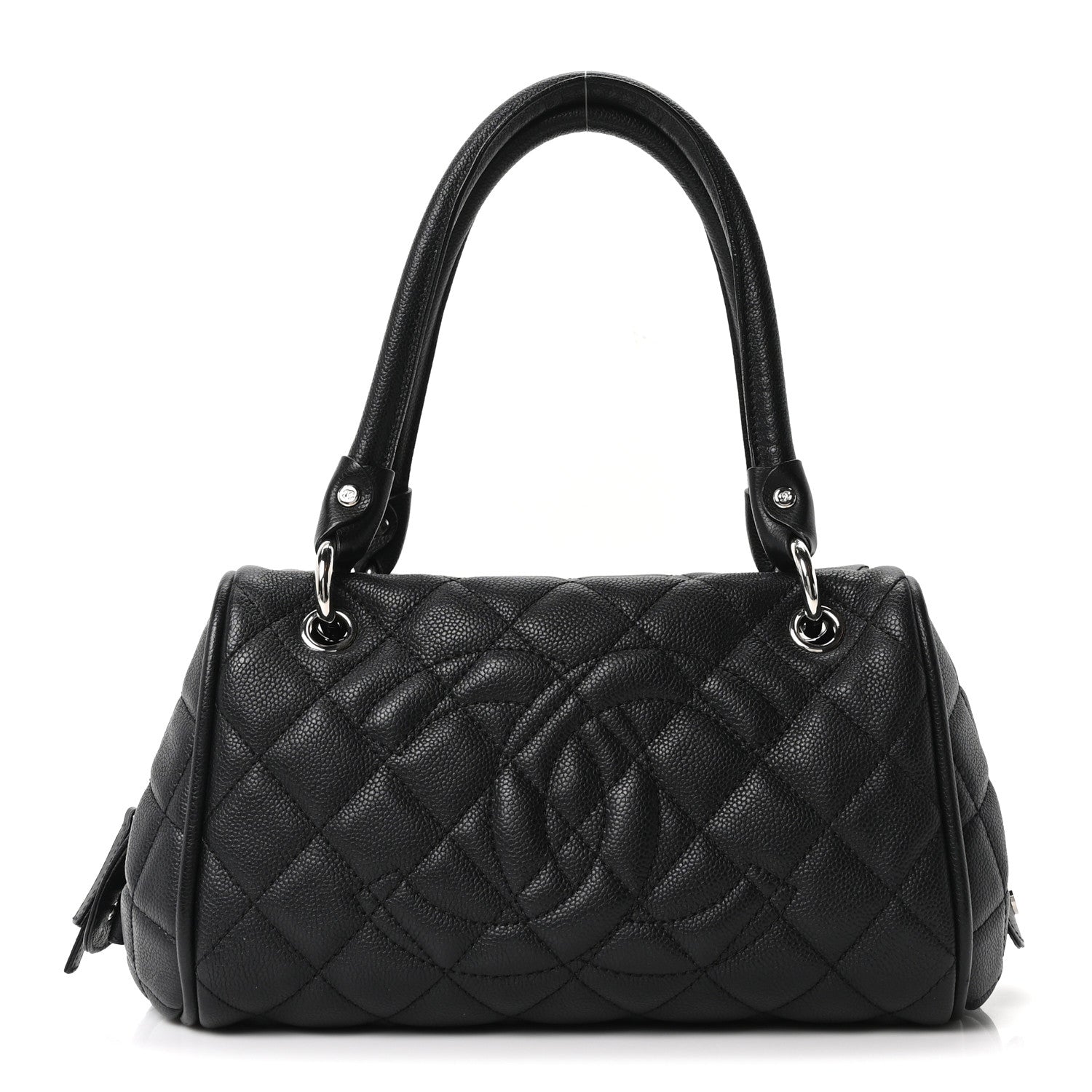 Chanel Caviar Quilted Timeless Bowler Black 1 of 10