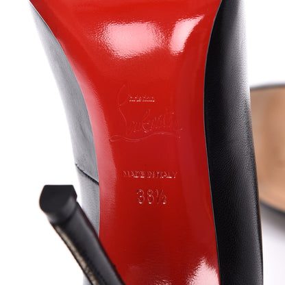 Christian Louboutin Nappa Very Gemma 100 Pumps 36.5 Black 6 of 8