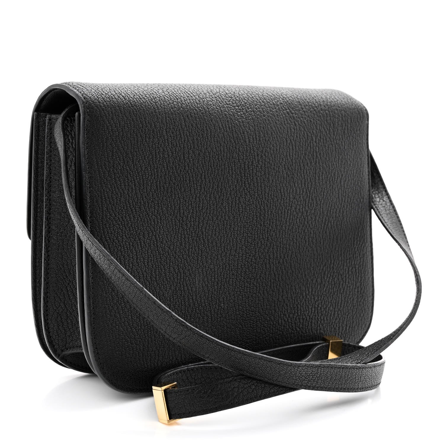 Celine Goatskin Medium Classic Box Flap Bag Black 3 of 13