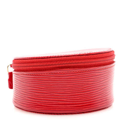 Louis Vuitton Epi Ecrin Bijoux 10cm Jewelry Box Case Red 4 of 6